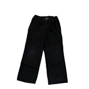 Chaps youth boys size 14 husky black approved schoolwear with adjustable waist.